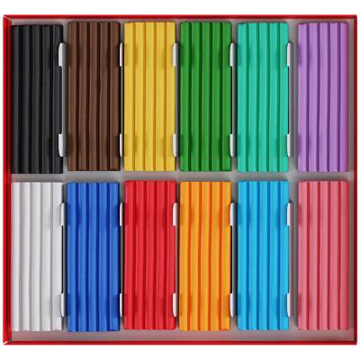 КанцРЦ Пластилин Гамма "Мультики", 12 цветов, 240г, со стеком, картон 280018/281018